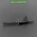 A CCTV-looking grey image of a vessel in the middle of the Strait of Hormuz with a white target cross in the middle of it and the word 'unclassified' in green above. It's a screen grab of a video before smoke plumes from the vessel.