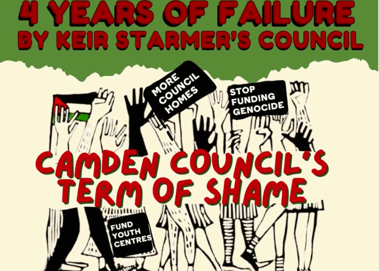 Camden People’s Alliance pamphlet — 2 March protest