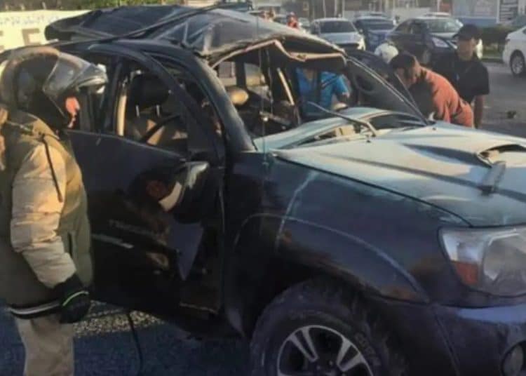 Cartel car bomb