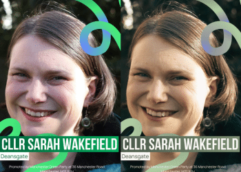 Green party councillor Sarah Wakefield