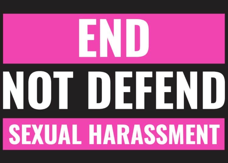 End Not Defend Sexual Harassment