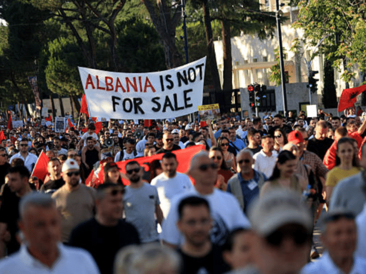 Albania protest
