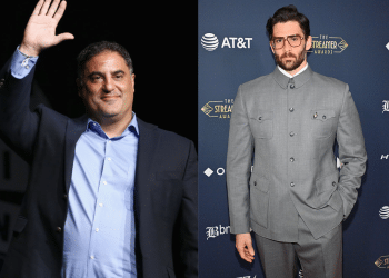 Cenk Uygur and Hasan Piker in two separate photos next to one another. They will not be attending an upcoming Oxford Union event