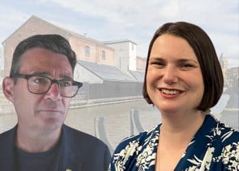 Andy Burnham and Sarah Wakefield. Green Party.