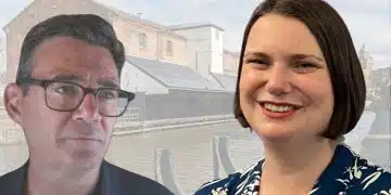 Andy Burnham and Sarah Wakefield. Green Party.