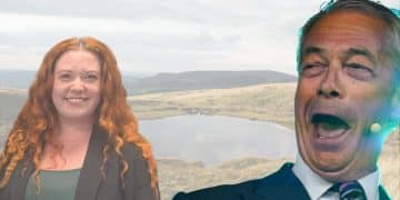 Nigel Farage and Charlotte Kelly Reform