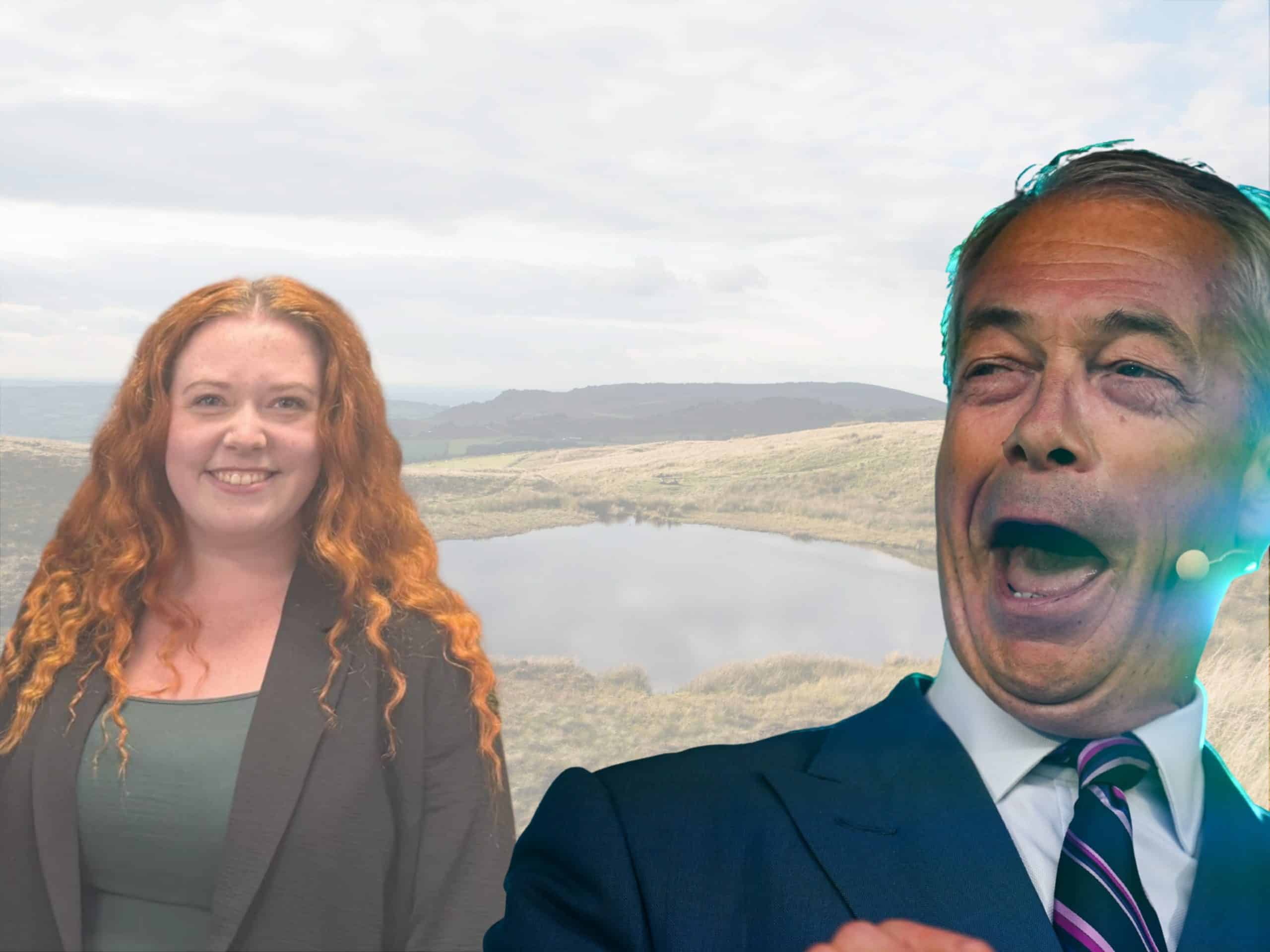 Nigel Farage and Charlotte Kelly Reform