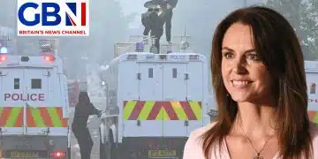 Ben Turner, the GB News logo, and a riot in Belfast
