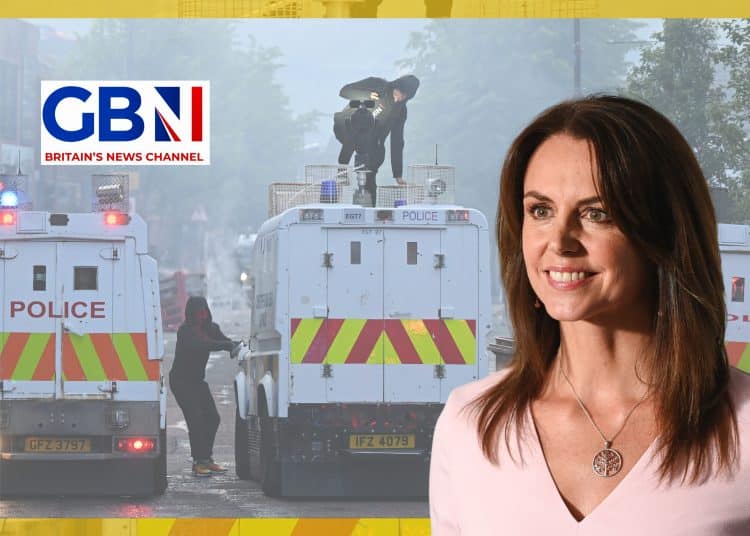 Ben Turner, the GB News logo, and a riot in Belfast