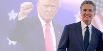 Donald Trump and Gavin Newsom