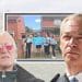 Reform councillors, Nigel Farage, and Jimmy Saville