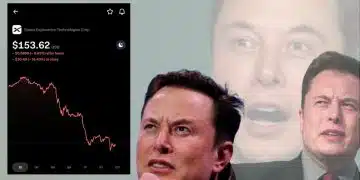 Elon Musk looking at SpaceX stock in freefall