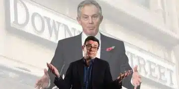 Andy Burnham and Tony Blair - Zack Polanski called Burnham a tribute