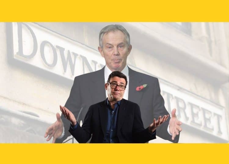 Andy Burnham and Tony Blair - Zack Polanski called Burnham a tribute