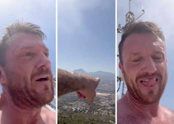 Tommy Robinson on holiday