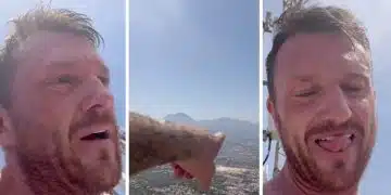 Tommy Robinson on holiday