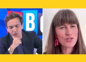 Lewis Goodall and Rachel Millward of the Green Party in separate images side by side