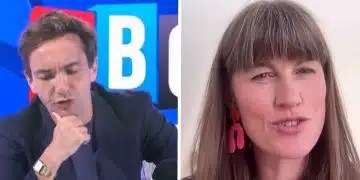 Lewis Goodall and Rachel Millward of the Green Party in separate images side by side