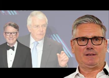 Keir Starmer, Peter Mandelson, and John Major