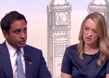 Zia Yusuf or Reform UK and Laura Kuenssberg