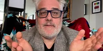 This AFPTV video grab shows Daniel Kovalik, legal representative of the Colombian president Gustavo Petro, speaking from an undisclosed location during an interview with AFP via Zoom, in Bogota on October 30, 2025.