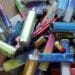 Discarded disposable vapes