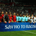 Portugal v Chile: Semi-Final - FIFA Confederations Cup Russia 2017 KAZAN, RUSSIA - JUNE 28: Players and match officials line up with an anti racism banner prior to the FIFA Confederations Cup Russia 2017 Semi-Final between Portugal and Chile at Kazan Arena on June 28, 2017 in Kazan, Russia. (Photo by Ian Walton/Getty Images)