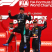 MONTREAL, QUEBEC - MAY 24: Race winner Andrea Kimi Antonelli of Italy and Mercedes AMG Petronas F1 Team Second placed Lewis Hamilton of Great Britain and Scuderia Ferrari Third placed Max Verstappen of the Netherlands and Oracle Red Bull Racing and Dean Hale, Senior Race Team Composite Technician at Mercedes AMG Petronas F1 Team on the podium during the F1 Grand Prix of Canada at Circuit Gilles-Villeneuve on May 24, 2026 in Montreal, Quebec. (Photo by Rudy Carezzevoli/Getty Images) Formula 1