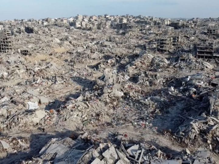 Destruction in northern Gaza Ceasefire in name only
