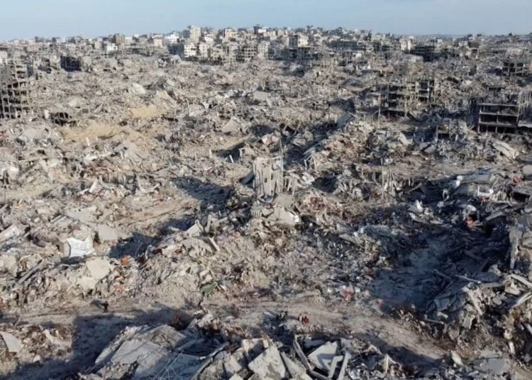 Destruction in northern Gaza Ceasefire in name only
