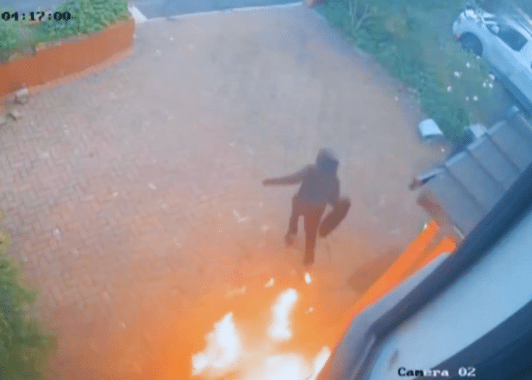 Greater Manchester, arson attack