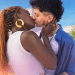 A press image for BBC show, I Kissed a Girl, in 2024, which shows Demi, 23, and Fiorenza, 22, kissing