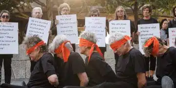 Jewish Peaceniks UK 2024 action on the Southbank