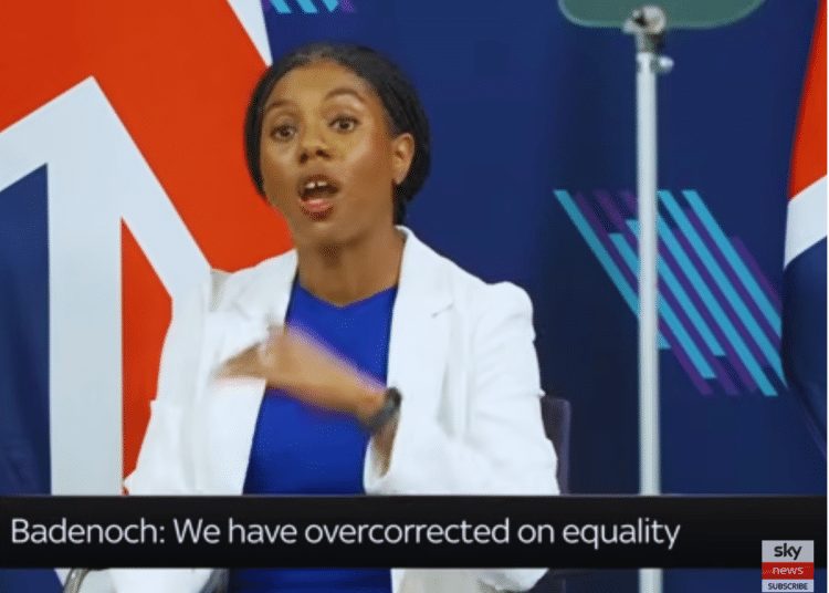 Kemi Badenoch — equality duty proposal
