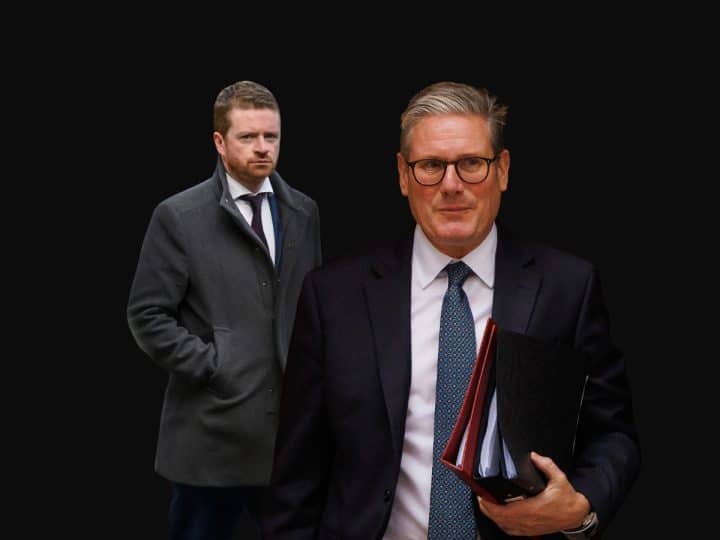 Composite image showing Morgan McSweeney and Keir Starmer Labour Together