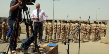 BBC media conference, Basra International Airport 2009