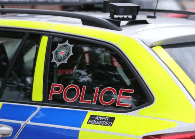 A stock image of the side of a PSNI vehicle