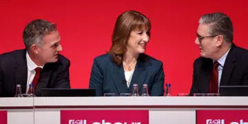 Peter Kyle, Rachel Reeves and PM Keir Starmer — against Gaza