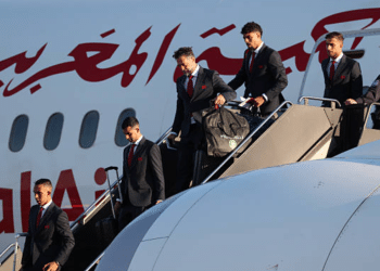 Team Morocco arrive in the US