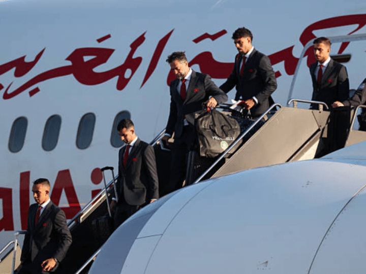 Team Morocco arrive in the US