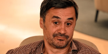 Rade Bogdanović sitting in a chair