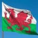 Wales flag independence march