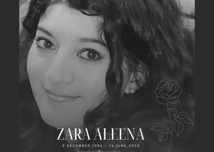 Zara Aleena memorial Walk Zara Home