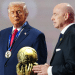 Donald Trump with Gianni Infantino