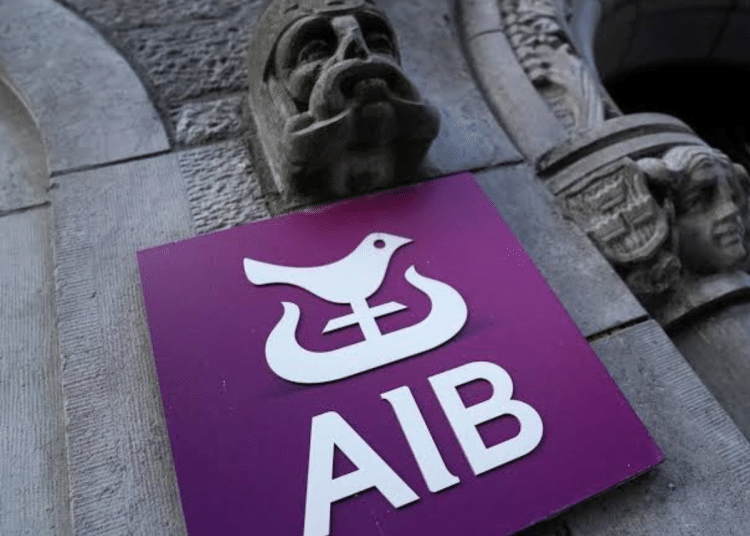 Signage for Allied Irish Banks (AIB) on one of its buildings in Galway, Ireland, 9 September 2020