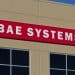 BAE Systems sign on building