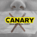 Starmer An image of someone gagged with tape in the background. It has a big red cross on it. In the foreground is the Canary logo, but the Canary on the left hand side has a red cross over it's beak. Underneath the logo it says 'Silenced since 2026?' in black