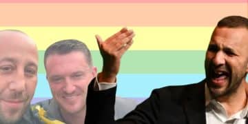 Zack Polanski and Tommy Robinson