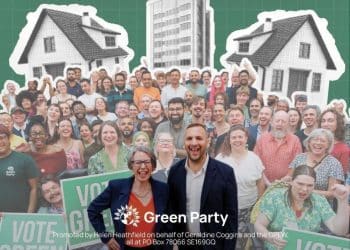 Greens Geraldine Coggins and Zack Polanski