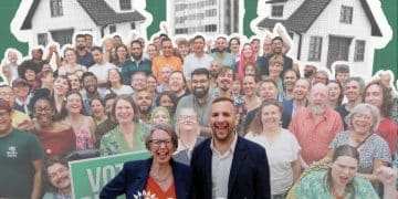 Greens Geraldine Coggins and Zack Polanski